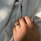 טבעת אירוסין יולי - זהב לבן