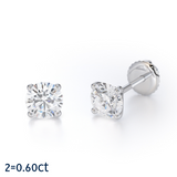 Diamond Stud Earrings 0.60 Carat