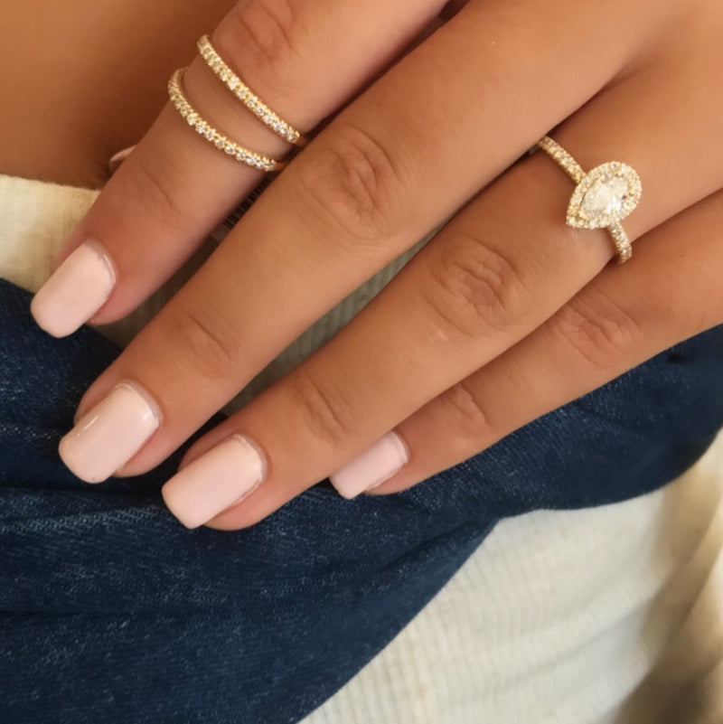 טבעת יהלומים סלינה