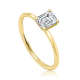 טבעת אירוסין טוני יהלום בצורת אמרלד