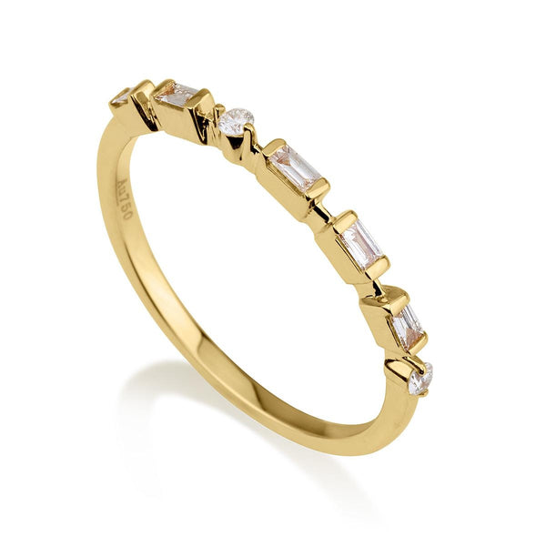 טבעת יהלומים Laura זהב צהוב