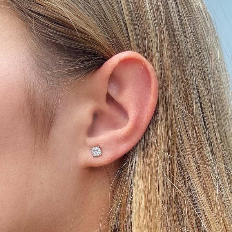 Diamond Stud Earrings 0.50 Carat