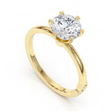 טבעת אירוסין כרמן 1.5 קראט - זהב צהוב