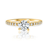 טבעת אירוסין גרייס 0.54 קראט- זהב צהוב