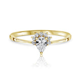crown diamond ring yellow gold